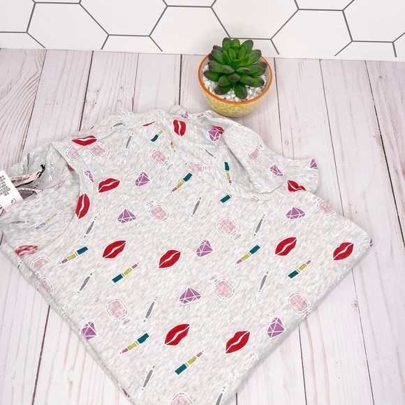 Victoria's Secret Fashion Print Top Tee Xlarge - Picture 4 of 4